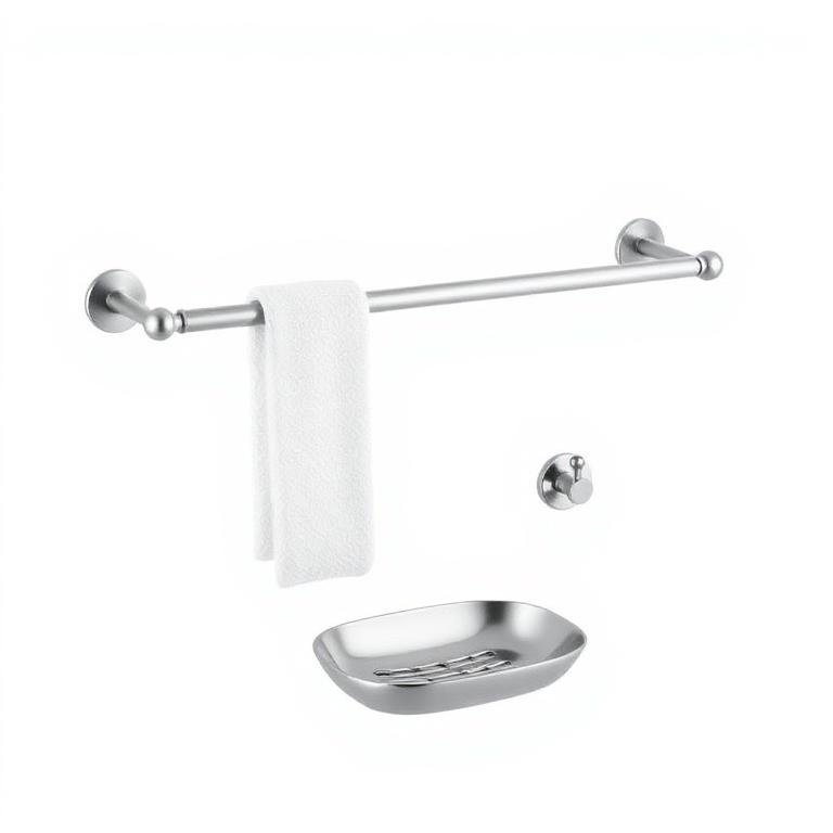 Kit Accessoires SDB Inox 5 pièces
