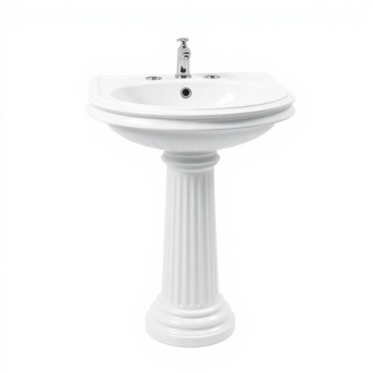 Lavabo Céramique sur Colonne